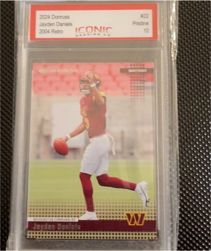 2024 Donruss #22 Jayden Daniels — front