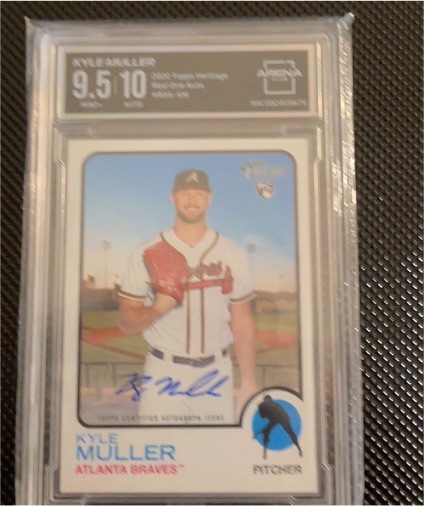 2021 Topps Heritage #150 Kyle Muller — front