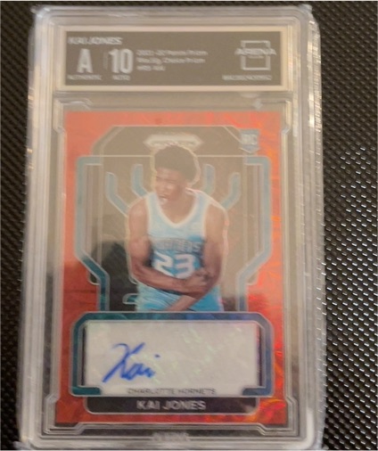 2020 Panini Kai Jones #A10 — front