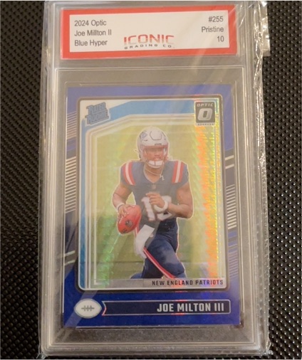 2024 Optic #255 Joe Milton III — front