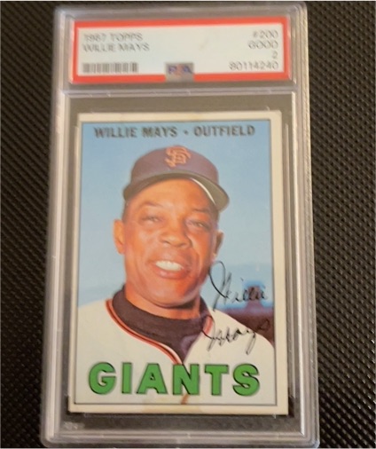 1967 Topps #200 Willie Mays — front