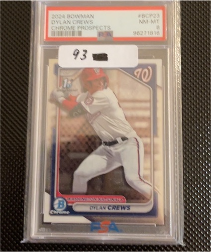 2023 Bowman Chrome Prospects #BCP33 Dylan Crews — front