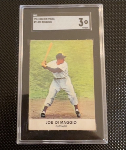 1952 Golden Press #9 Joe DiMaggio — front