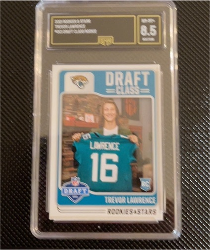 2021 Panini Donruss Optic Draft Class #DRAFT-CLASS Trevor Lawrence — front