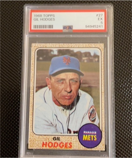 1968 Topps #27 Gil Hodges — front