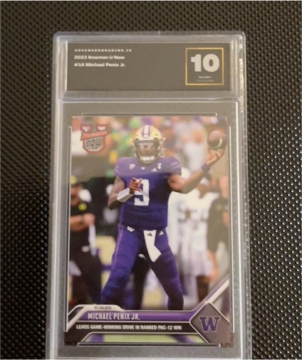 2023 Donruss U Now #343 Michael Penix Jr. — front