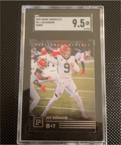2020 Panini Chronicles PNA-1 Joe Burrow — front
