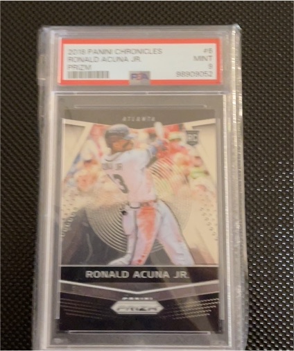 2018 Panini Chronicles #5 Ronald Acuna Jr. — front