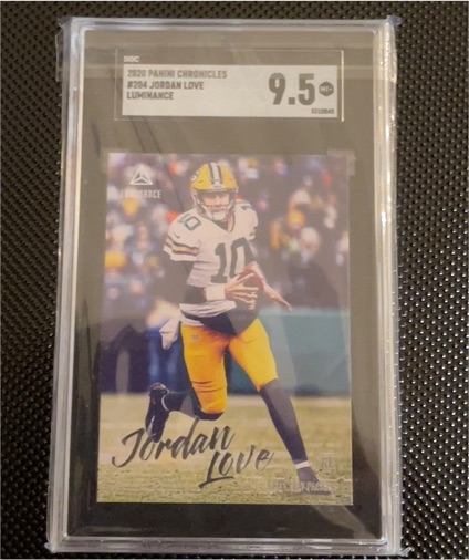 2020 Panini Chronicles #294 Jordan Love Luminance — front