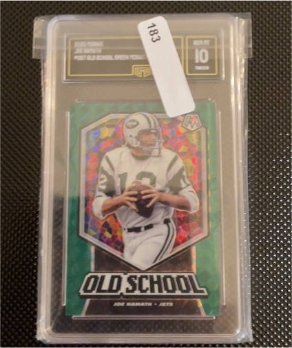 2021 Panini Mosaic Old School #OS-JN Joe Namath — front