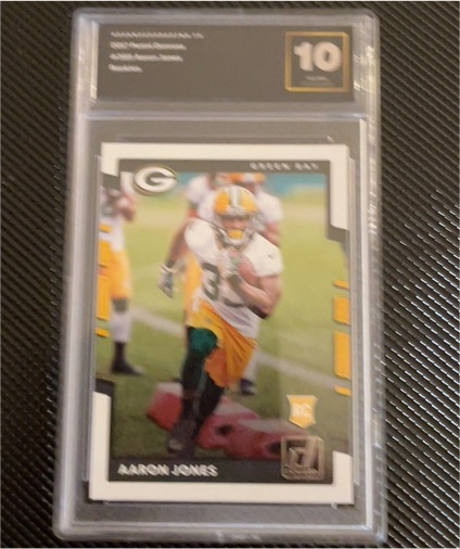 2017 Donruss #331 Aaron Jones — front