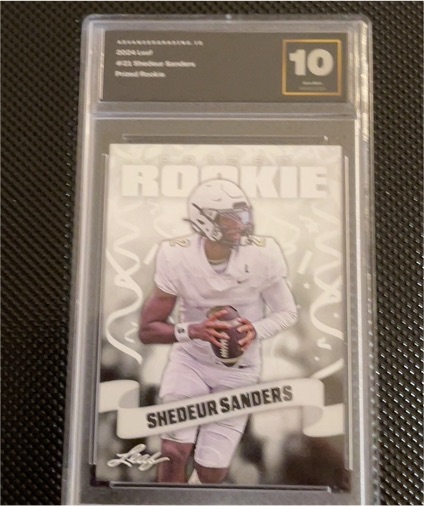 2023 Leaf #403 Shedeur Sanders — front