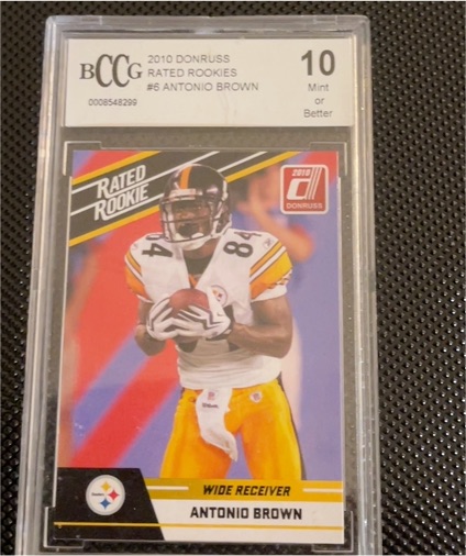 2010 Donruss Rated Rookies #6 Antonio Brown — front
