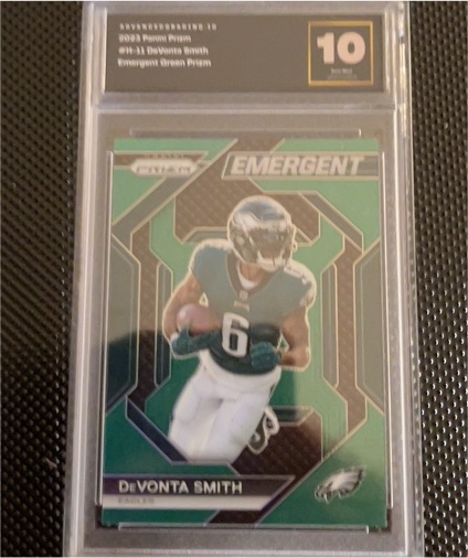 2023 Panini Prizm #1 DeVonta Smith — front