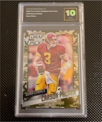 2015 Panini Prizm Collegiate Draft Picks #20 Carson Palmer — front