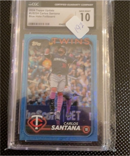 2024 Topps Update #RU5224 Carlos Santana — front