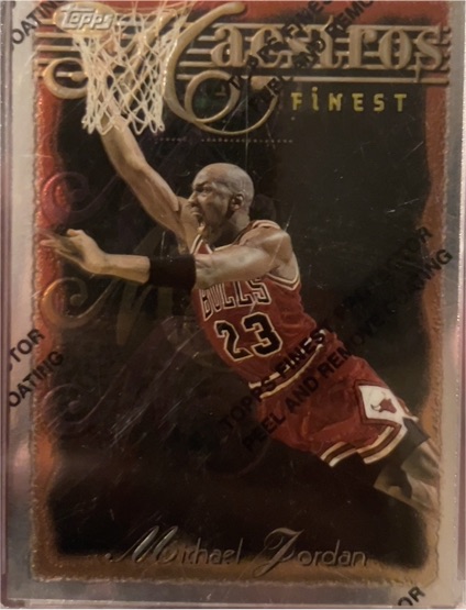 1997 Topps Legends Finest #1 Michael Jordan — front