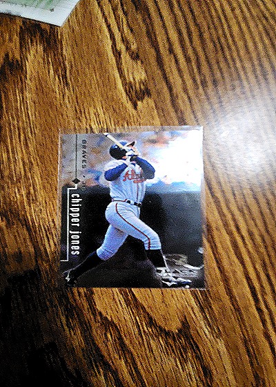 1993 Fleer #1 Chipper Jones — front