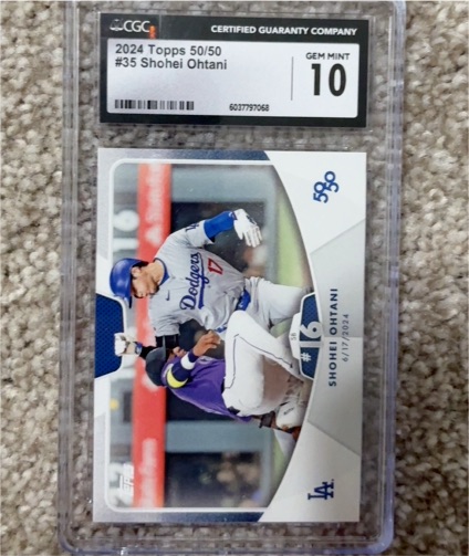 2024 Topps 50/50 #35 Shohei Ohtani — front
