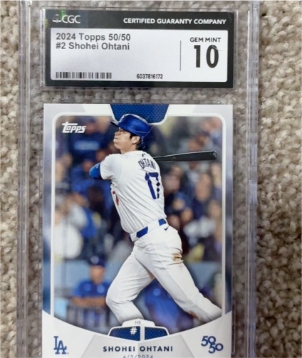 2024 Topps 50/50 #2 Shohei Ohtani — front