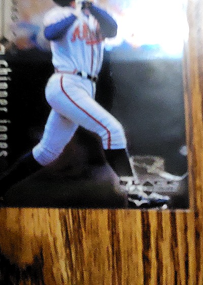 1991 Upper Deck #1 Chipper Jones — back