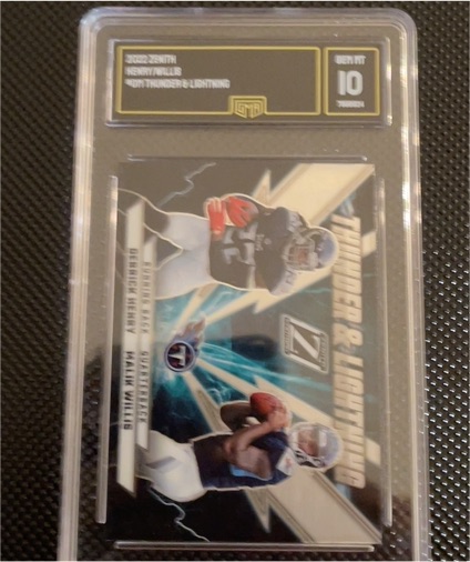 2002 Zenith Kenny Walker #N/A Thunder & Lightning — front