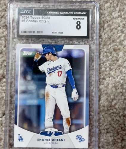 2024 Topps 50/50 #6 Shohei Ohtani — front