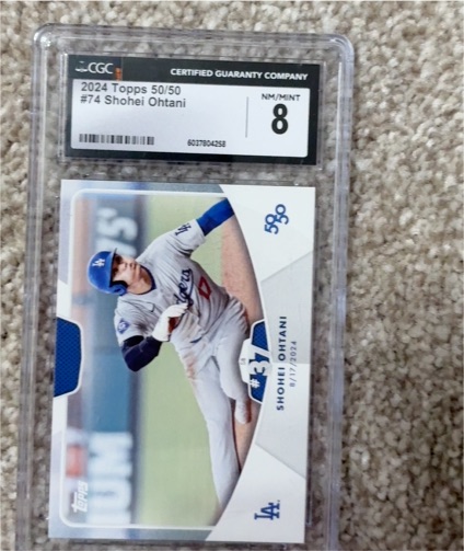 2024 Topps 50/50 #74 Shohei Ohtani — front