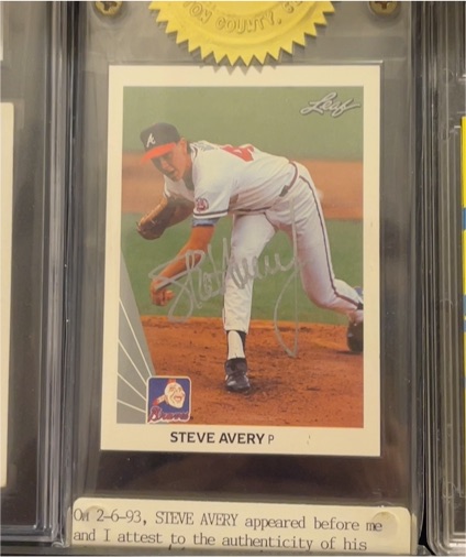 1992 Leaf #P Steve Avery — front