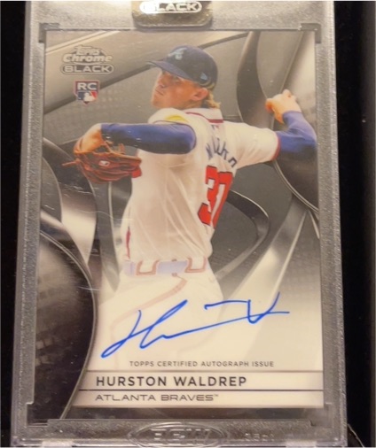 2022 Topps Chrome Black #RC Hurston Waldrep — front