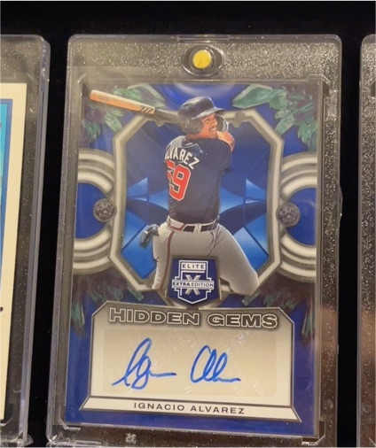 2022 Elite Extra Edition Hidden Gems #HG-IA Ignacio Alvarez — front