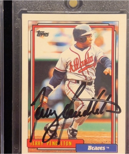 1991 Topps #300 Terry Pendleton — front