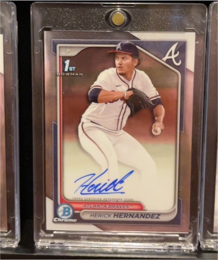 2022 Bowman Chrome #P Herick Hernandez — front