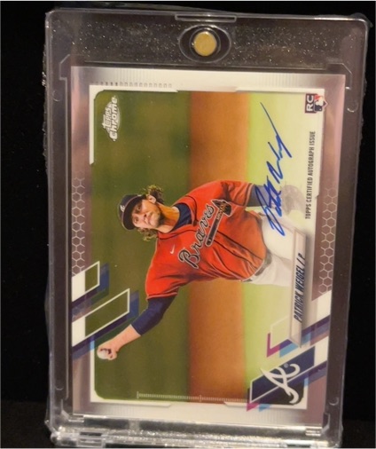 2021 Topps Chrome #177 Spencer Strider — front