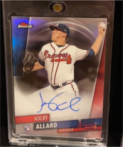 2018 Topps Finest #FRA-KA Kolby Allard — front