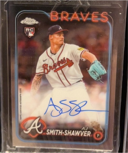 2022 Topps Chrome #RC A.J. Smith-Shawver — front