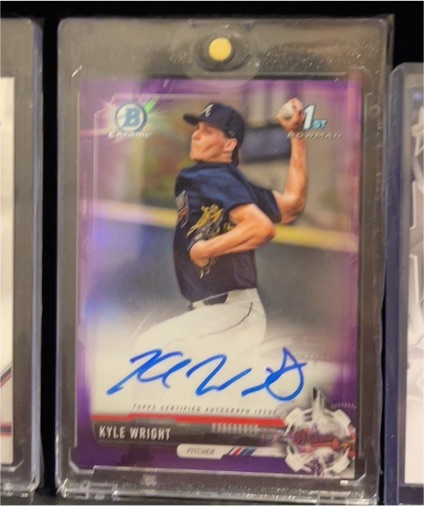 2020 Bowman Chrome #1 Kyle Wright — front