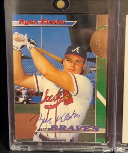 1991 Topps #400 Ryan Klesko — front