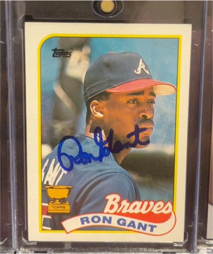 1988 Topps #1 Ron Gant — front