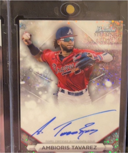 2022 Bowman Sterling #AS-AT Ambioris Tavarez — front