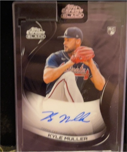 2021 Topps Chrome Black Label #CLA-KM Kyle Muller — front