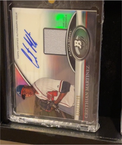 2007 Topps Chrome Prospects #DOD-CRIS Cristhian Martinez — front