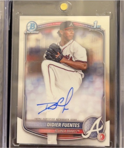 2013 Bowman Chrome #BP99 Didier Fuentes — front