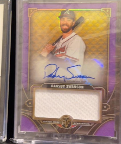 2020 Panini RC #1 Dansby Swanson — front