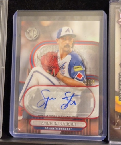 2023 Topps Transcendent Spencer Strider Autograph #TS-SS — front