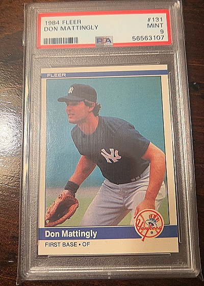 1984 Fleer #131 Don Mattingly — front