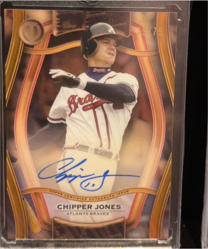 2011 Topps Tribute #TA-CJ Chipper Jones — front