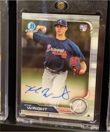 2017 Bowman Chrome #BCP-123 Kyle Wright — front