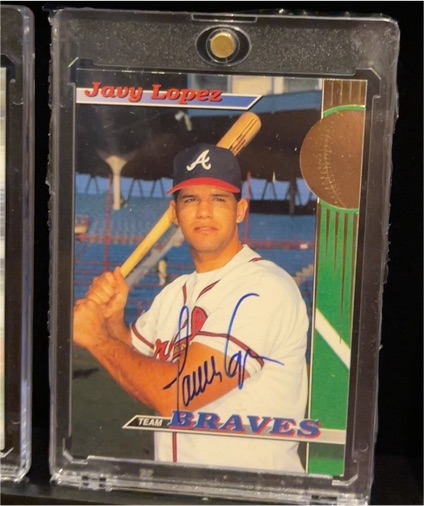 1991 Topps #715 Javy Lopez — front