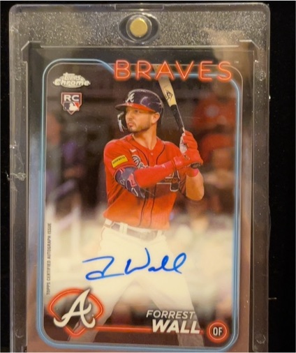 2019 Topps Chrome #Forrest Wall — front
